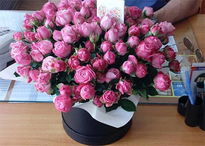 Цветы в коробке в Харькове
